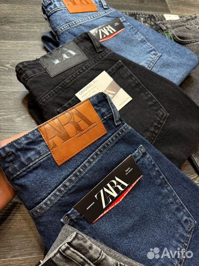 Джинсы zara мужские бананы