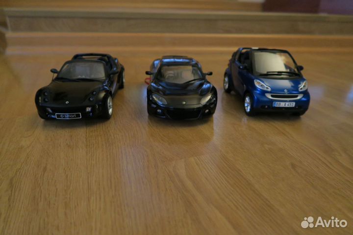 Модели 1:18 Smart Lotus kyosho AutoArt minichamps