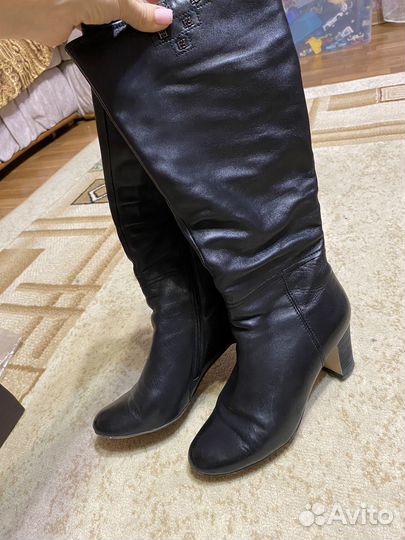 Кожаные сапоги Vosconte 38 размер