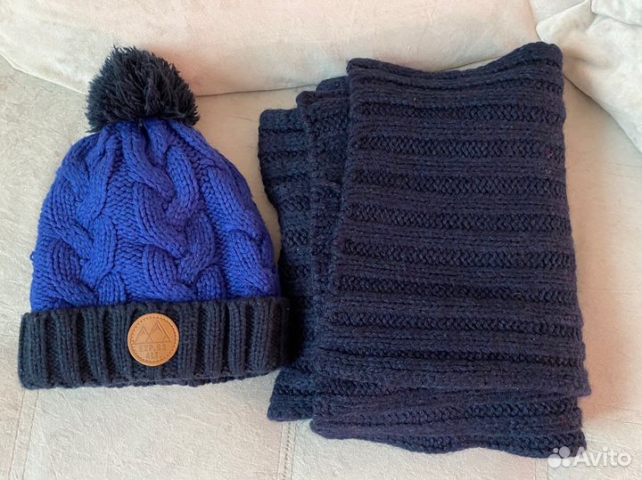 Комплект шапка и шарф детский