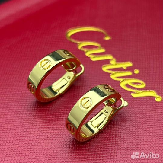 Серьги cartier love