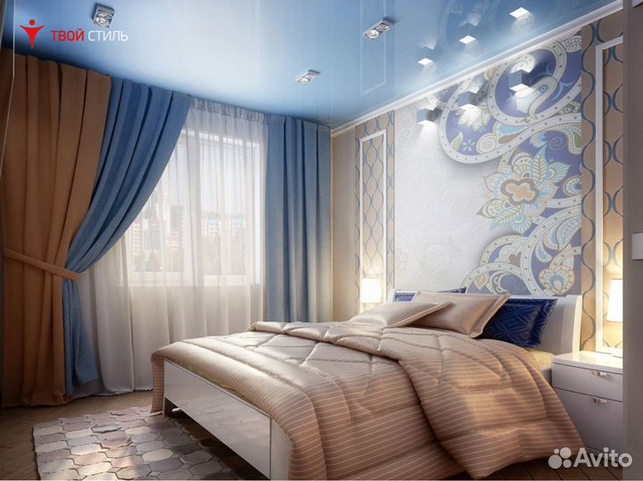 Натяжные потолки. Бесплатный замер