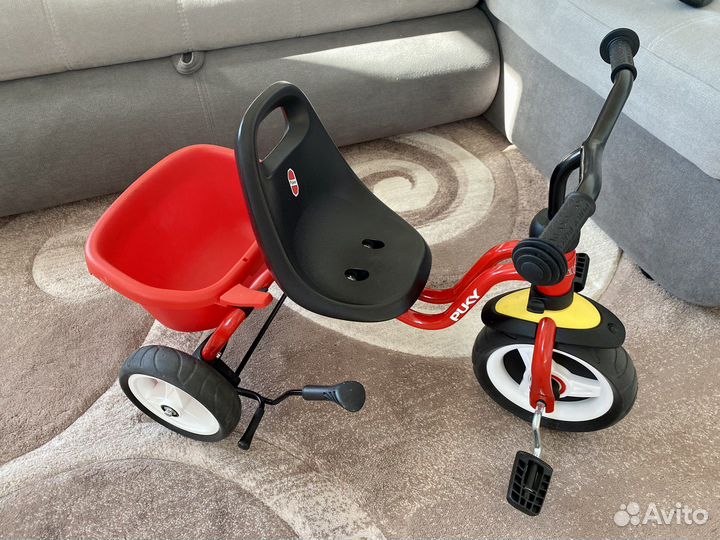 Детский трехколесный велосипед Puky Ceety с ручкой