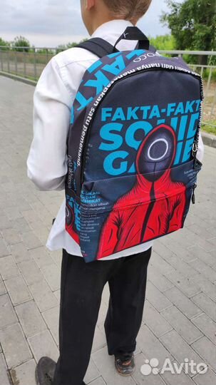 Рюкзак школьный новый игра в кальмара