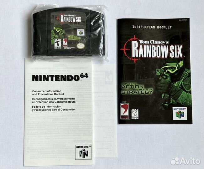 Игра для n64 rainbow six tom clancy's