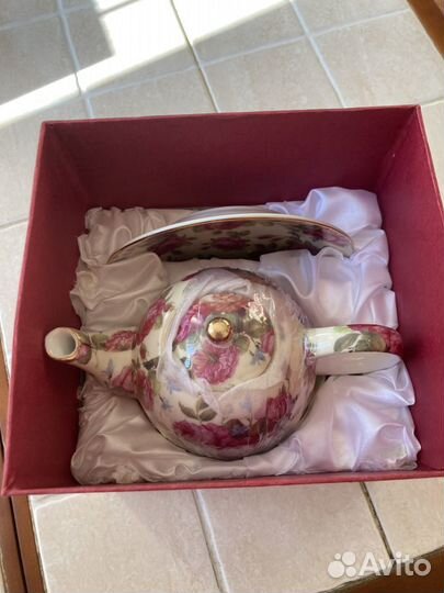 Чайный сервиз на 1 чел., фарфор (Китай) новый