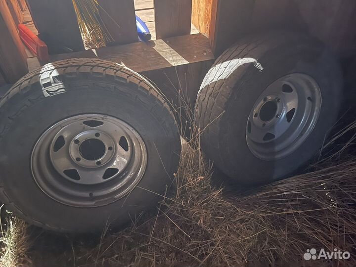 Диски с резиной хромироаанные на тлк 105