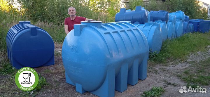 Тара пластиковая 3000 / емкость кубовая