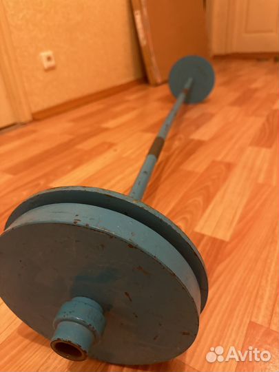 Штанга с блинами