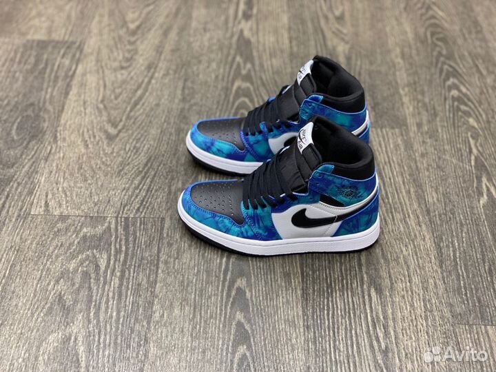 Кроссовки Air Jordan 1 Tie-Dye (36-45)