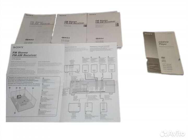 Sony Усилитель Ресивер и sony Плеер