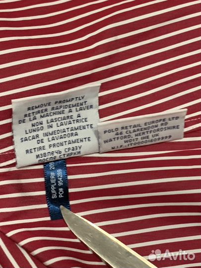 Рубашка ralph lauren xl