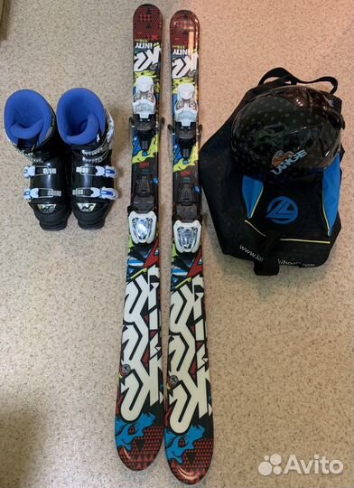 Без ботинок) комплект детской горн/лыж экипировки