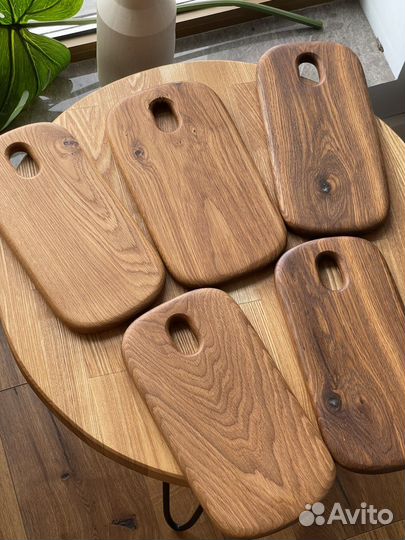 Доска разделочная из дерева дуба для подачи