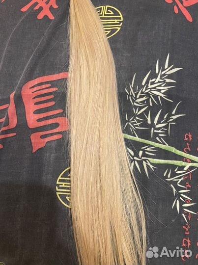 Волосы славянские 55-60см 80 готовых капсул