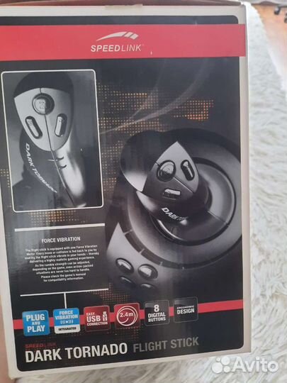 Джойстик Speedlink dark tornado Joystick черный