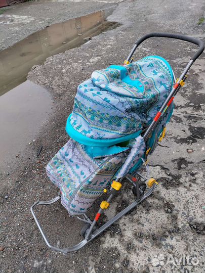 Санки- коляска Ника (Nika Kids) Умка 3-1