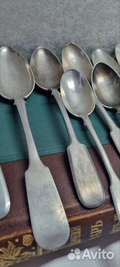 Серебряные ложки 84 пробы