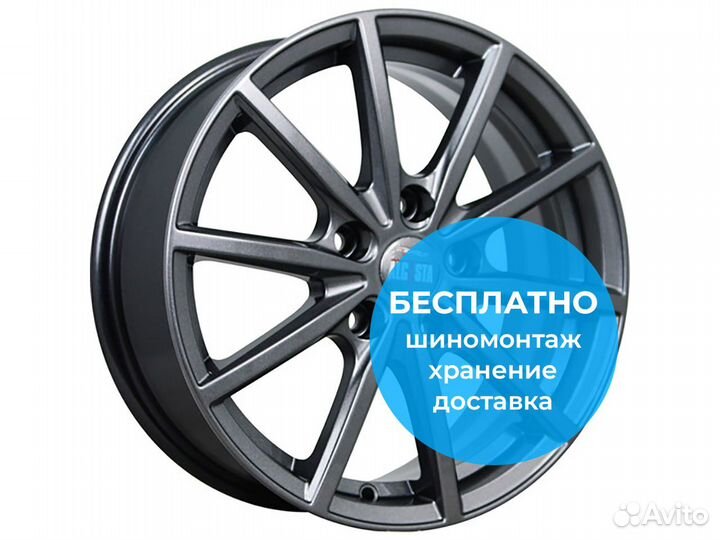 R16 5x100 6,5J ET38 D57,1 Alcasta M61 Graphite