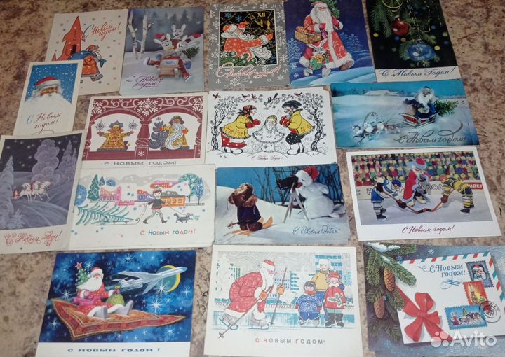 Открытки СССР Новый Год