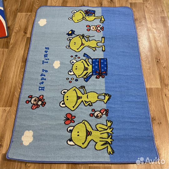 Ковер детский 1х1.5 разные дизайны на войлочной ос
