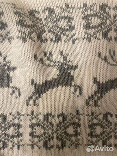 Свитер с оленем детский