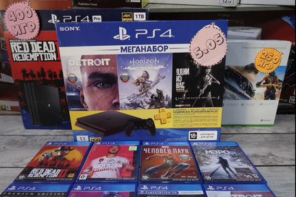 Xbox 360 Ps3 Ps4 Прошитые Xbox One 1000 игр