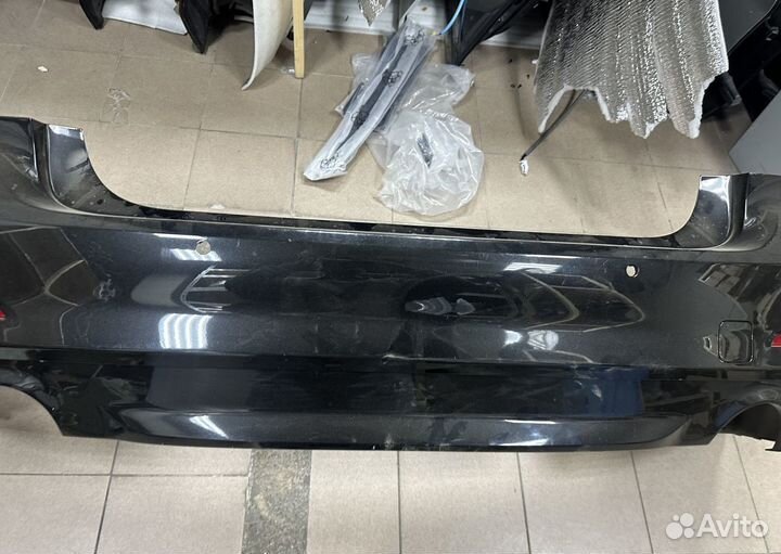 Бампер задний BMW G30 475 Black sapphire в сборе