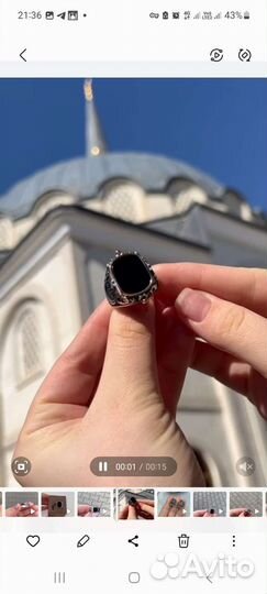 Серебро мужское перстень