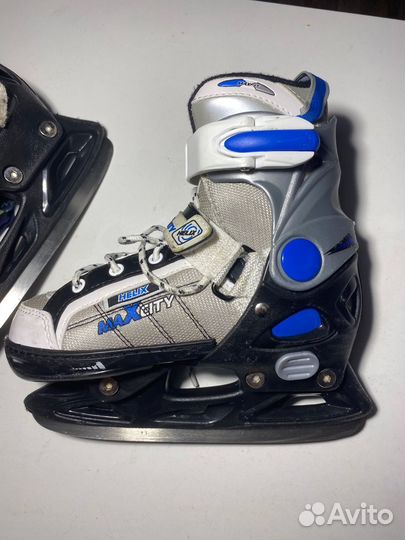 Коньки детские раздвижные 30-34