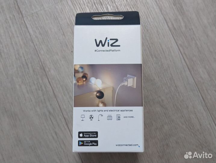 Умная розетка WiZ SMART Plug с энергомонитригом