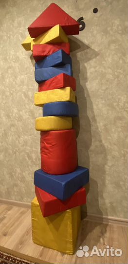 Мягкие объемные блоки-конструктор