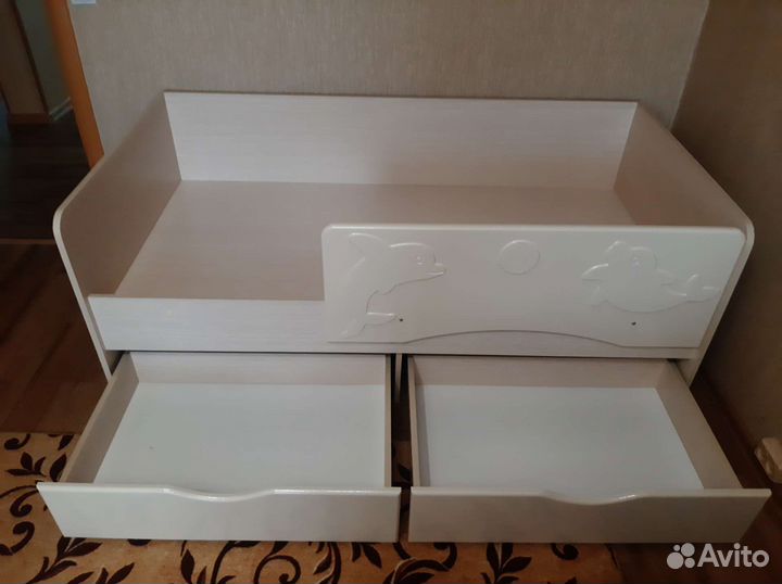 Детская кровать от 3 лет с матрасом бу