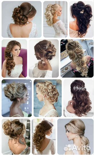 Прически свадебные вечерние косы,с живыми цветами