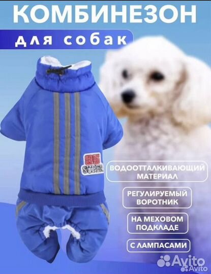 Дождевик для средней собаки