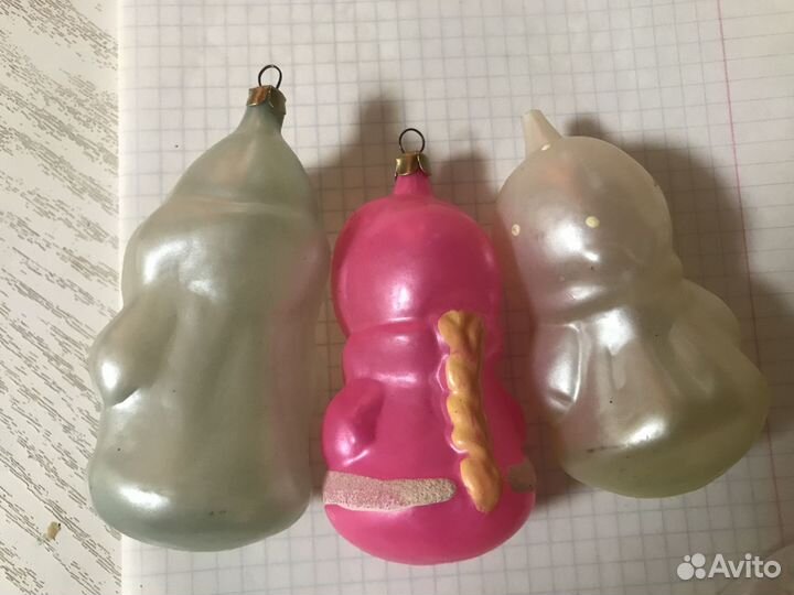 Елочные игрушки СССР