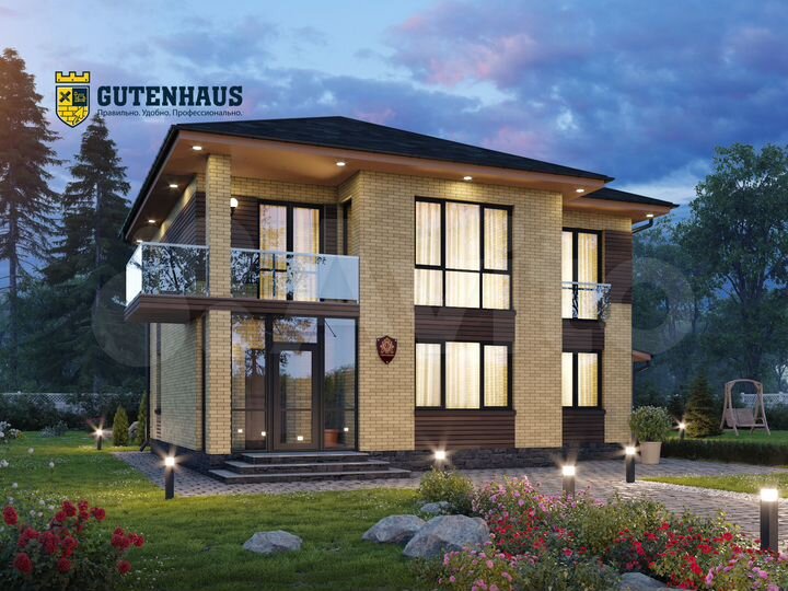 Коттедж 142 м² на участке 7 сот.