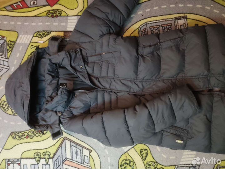 Удлинённая,теплая куртка