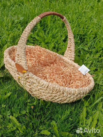 Корзина плетеная декоративная