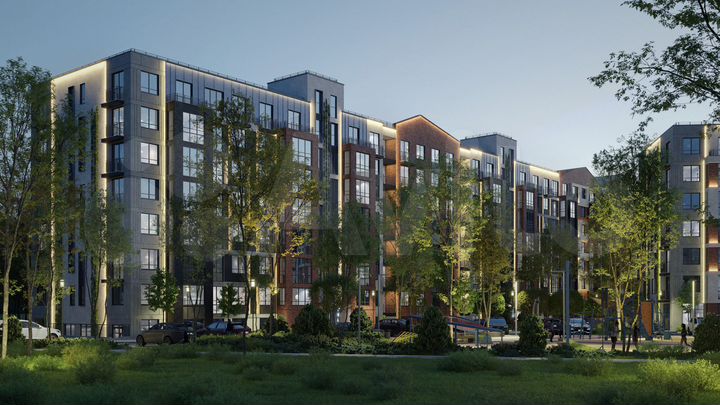 2-к. квартира, 58,7 м², 4/7 эт.