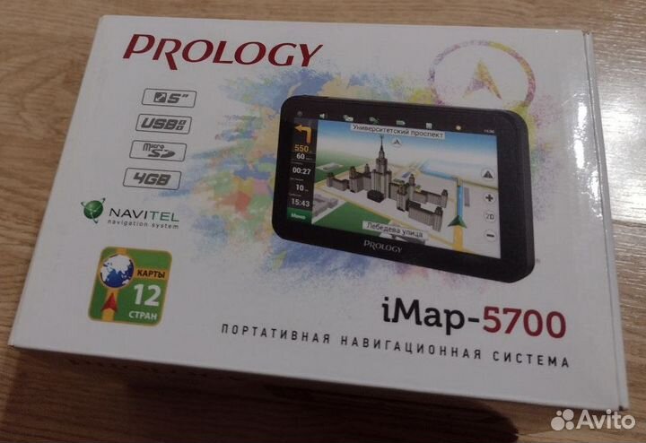 Новый GPS-навигатор Prology iMap-5700