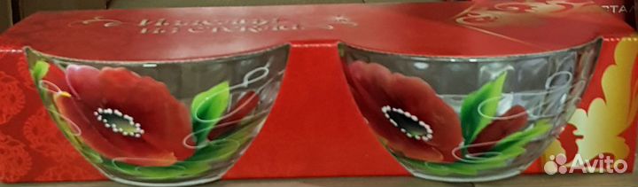 Стеклянная посуда в подарочной упаковке