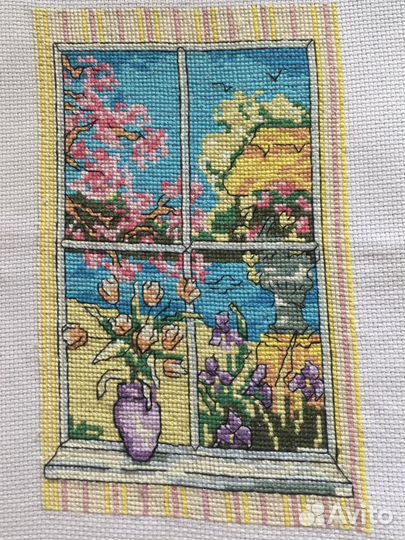 Картина вышивка