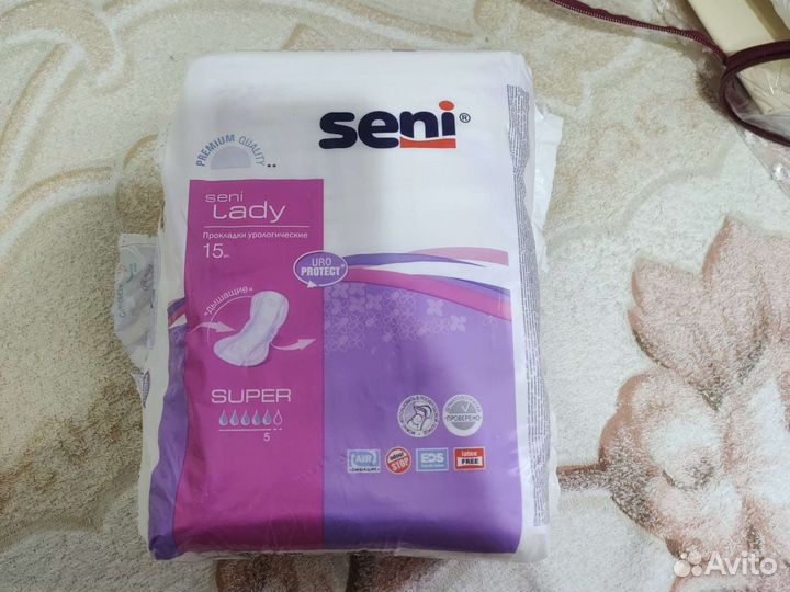 Урологические прокладки женские сени 5 капель