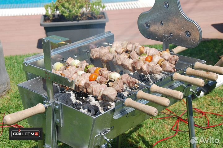 Барбекю мангал автоматический электрический