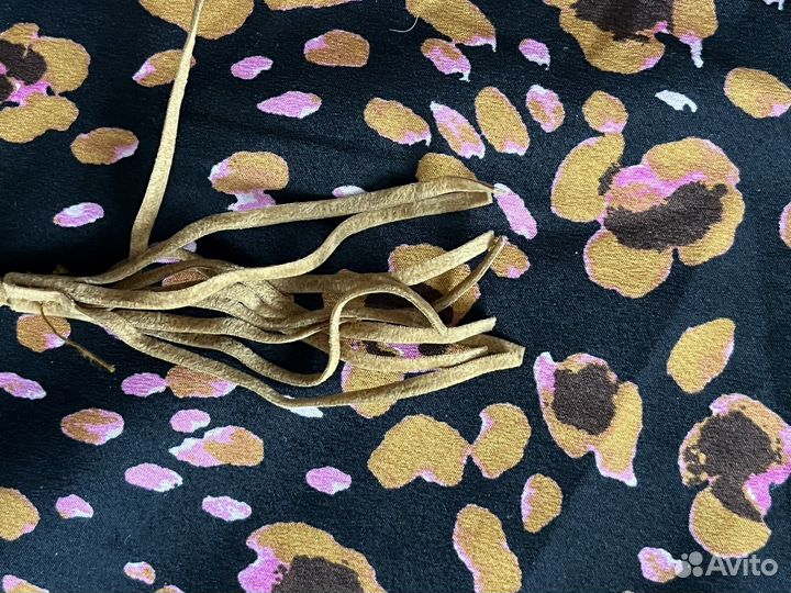 Платье с леопардовым принтом