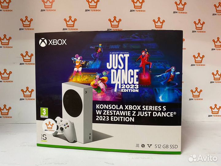 Microsoft Xbox Series S 512 гб + Just Dance 2023