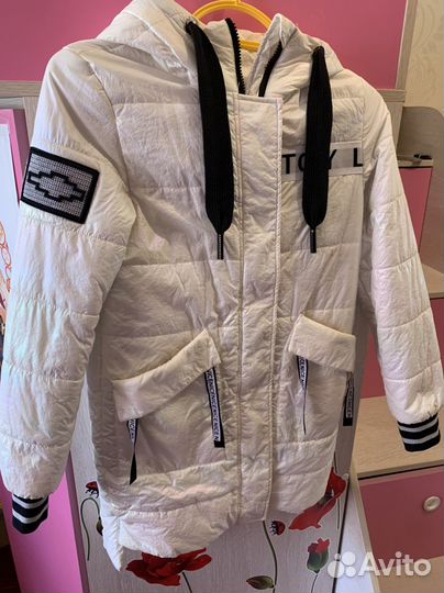 Пальто для девочки 140