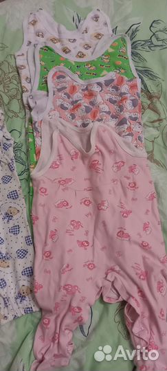 Вещи пакетом на девочку 74 80