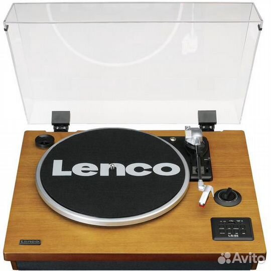 Виниловый проигрыватель Lenco LS-55 Wood